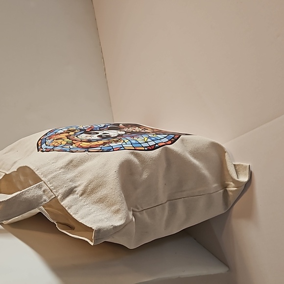 Hand Crafted Tote Bag Sugar Skull Multicolored Be You Reusable grocery bag 13" - Picture 8 of 17